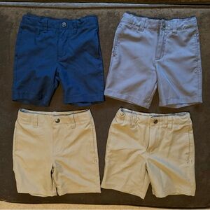 Lot of Under Armour Toddler Boy’s Shorts - Blue, Gray, Tan - 2T